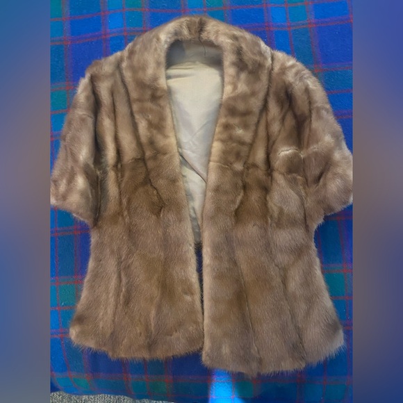 Handmade Accessories - Vintage Hand Stitched Fur Stole